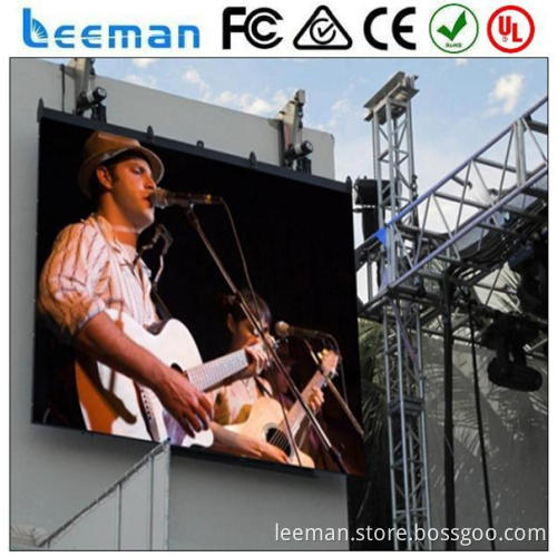 outdoor full color led display module p10 zinc alloy die casting machine outdoor advertising led display